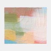 Abstract colourful design. Versatile artistic. Bru Fleecedecke (Vorderseite (Horizontal))