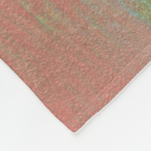 Abstract colourful design. Versatile artistic. Bru Fleecedecke (Ecke)