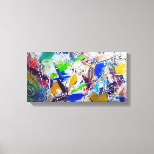 Abstract Colours Canvas Leinwanddruck (Vorderseite)