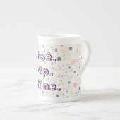 Abstract Confetti Mug – Modern High-Energy Pattern Porzellantasse (Vorderseite Rechts)