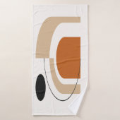 Abstract Contemporary Badehandtuch (Badehandtuch)