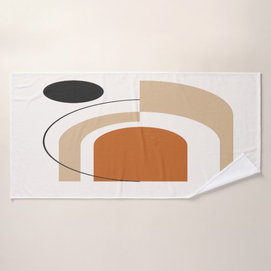 Abstract Contemporary Badehandtuch (Badehandtuch)