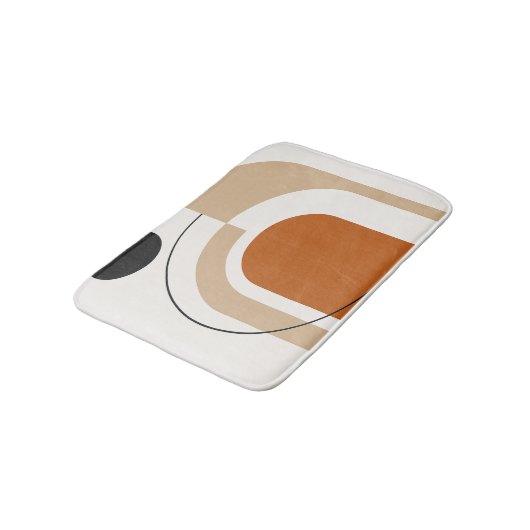 Abstract Contemporary  Badematte (Schrägansicht)