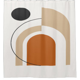 Abstract Contemporary Duschvorhang