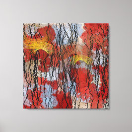 Abstract Contemporary Painting Leinwanddruck