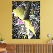 Abstract Contemporary Painting Leinwanddruck (Insitu (Wohnzimmer))