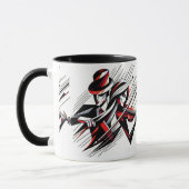 Abstract Couple with Violin Tasse (Links)