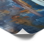 abstract couples embrace poster (Ecke)