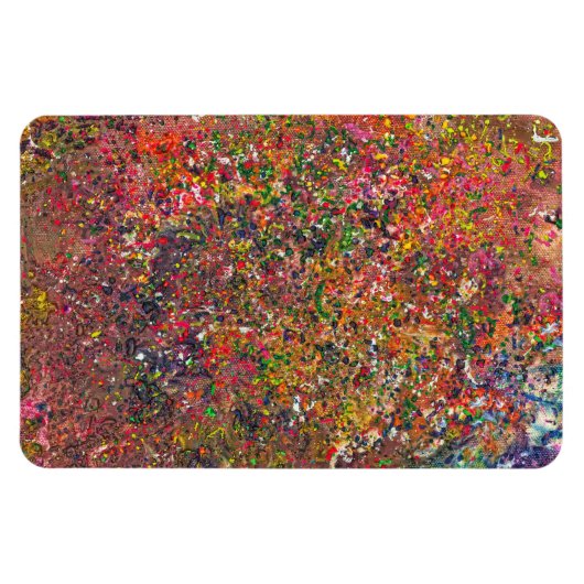 Abstract - Crayon - Ein echter Reinfall Magnet (Horizontal)
