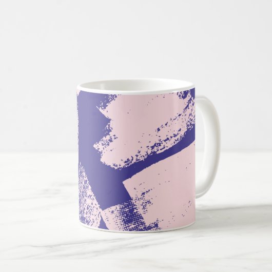 Abstract creative seamless pattern with brush stro kaffeetasse (VorderseiteRechts)