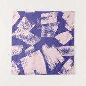 Abstract creative seamless pattern with brush stro wandteppich (Vorderseite (Horizontal))