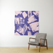 Abstract creative seamless pattern with brush stro wandteppich (Beispiel)