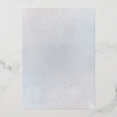 abstract cross First Holy Communion Folieneinladung (Rückseite)