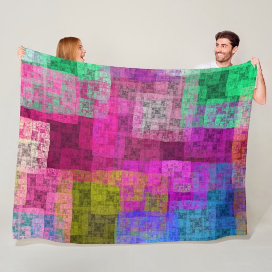 Abstract cubes fleecedecke (Beispiel)