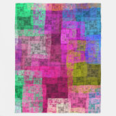 Abstract cubes fleecedecke (Vorderseite)