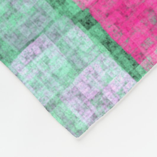 Abstract cubes fleecedecke (Ecke)