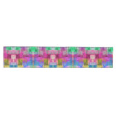 Abstract cubes mittelgroßer tischläufer (Horizontal)