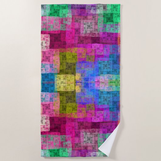 Abstract cubes strandtuch (Vorderseite)