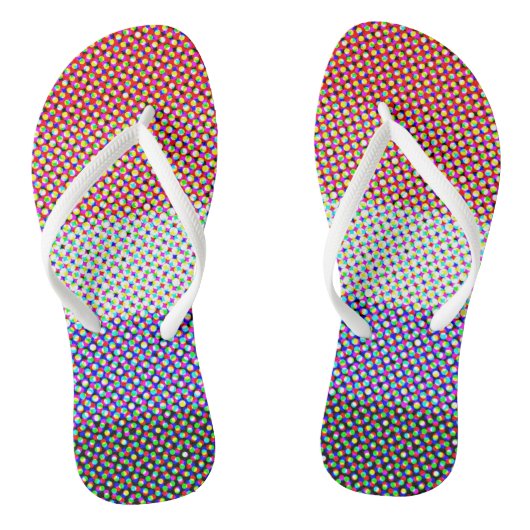 Abstract Cupioromantic Pride Flag   Badesandalen (Fußbett)