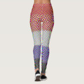 Abstract Cupioromantic Pride Flag Leggings (Rückseite)
