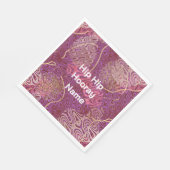 Abstract Curvy Shapes Party Celebration Serviette (Ecke)