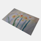 Abstract Daffodils Fußmatte (Schrägansicht)