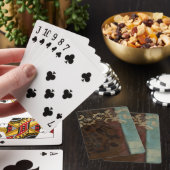 Abstract Damask Tapestry by Jennifer Goldberger Spielkarten (In Situ)