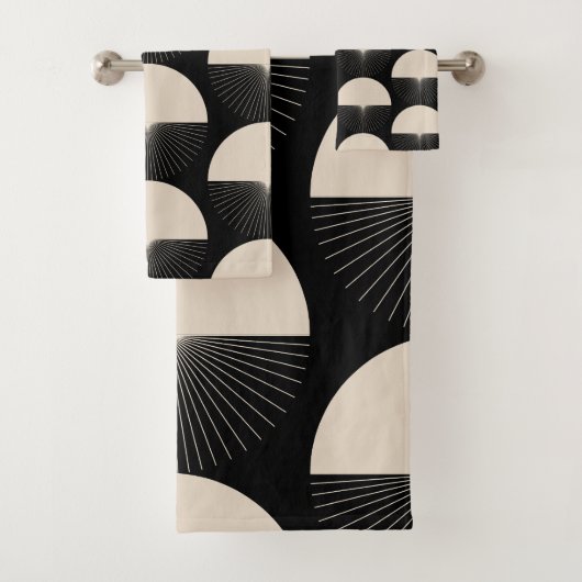 Abstract Dandelion Handtücher Boho Style  (Insitu)