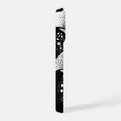 Abstract Dark Blur Gradient Minimalist Aesthetic iPhone Hülle (Rechte Seite)