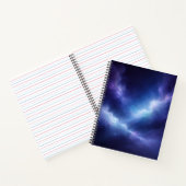 Abstract Deep Space Spiral Notebook Notizblock (Innenseite)