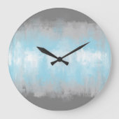 Abstract Demiboy Pride Flag Große Wanduhr (Vorderseite)