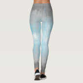 Abstract Demiboy Pride Flag   Leggings (Rückseite)