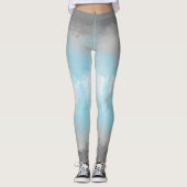 Abstract Demiboy Pride Flag   Leggings (Vorderseite)