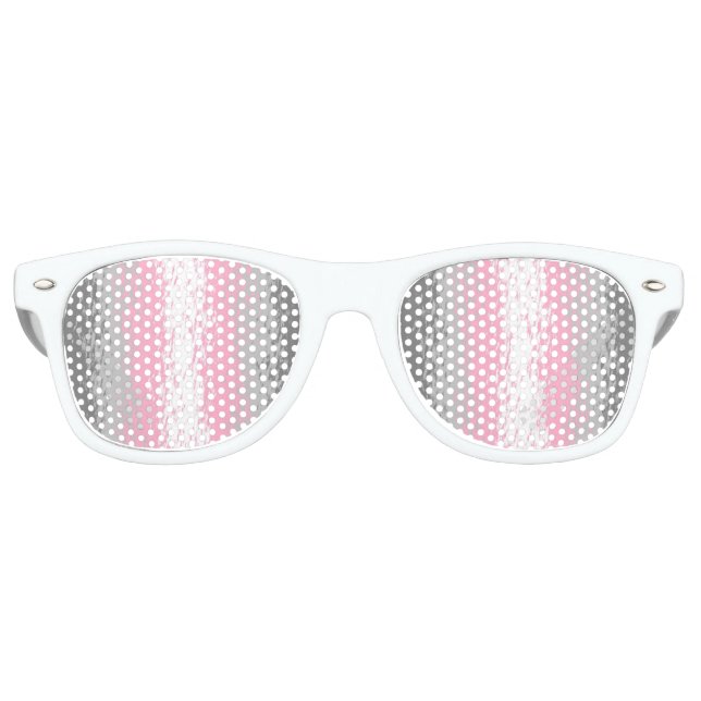 Abstract Demigirl Pride Flag    Partybrille (Vorderseite)