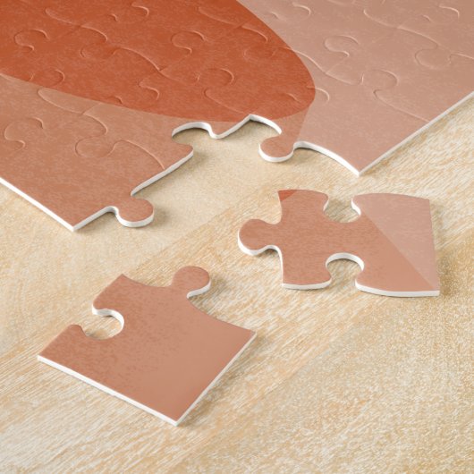 Abstract Desert Mountain Landscape Illustration Puzzle (Seite)