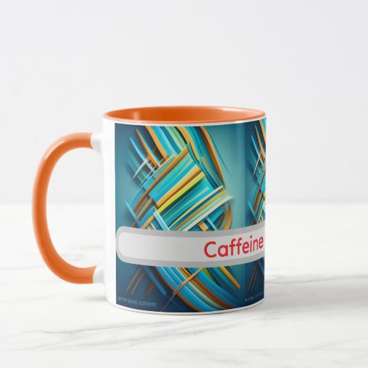 abstract design funny mug for girlfriend tasse (Links)