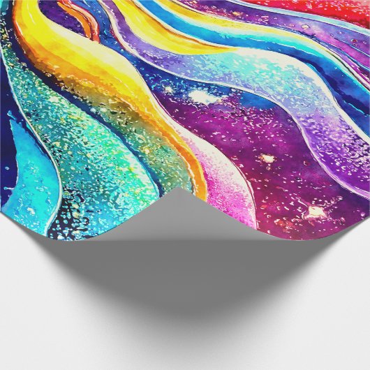 ABSTRACT-DESIGN GESCHENKPAPIER (Ecke)