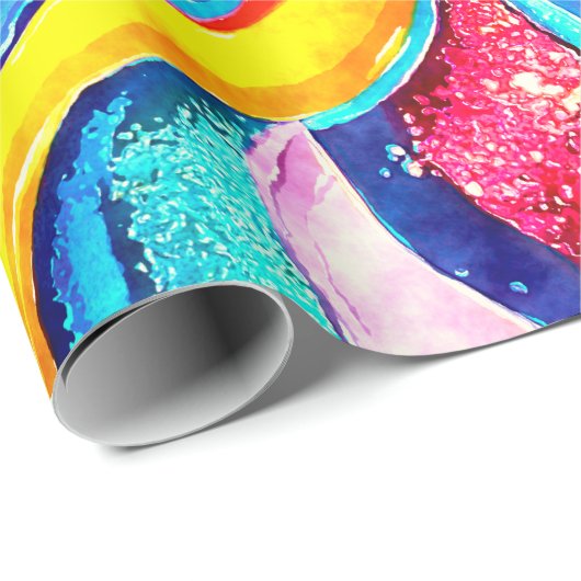 ABSTRACT-DESIGN GESCHENKPAPIER (Rolleneckpunkt)