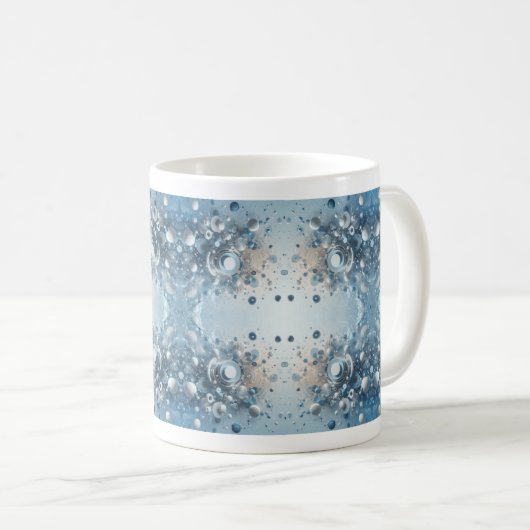Abstract-Design Kaffeetasse (VorderseiteRechts)