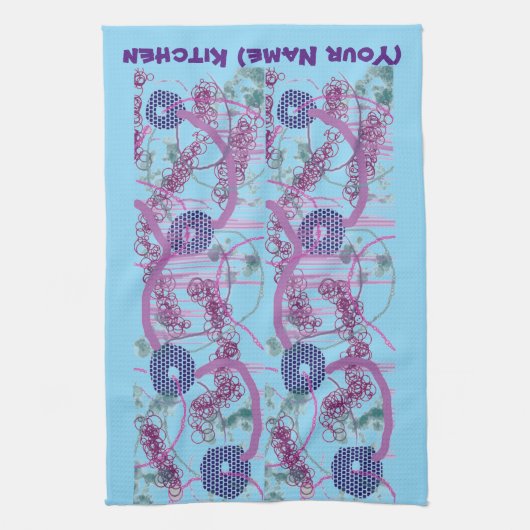 Abstract Design Kitchtuch Geschirrtuch (Vertikal)