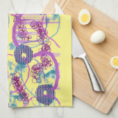 Abstract Design Kitchtuch Geschirrtuch (Viertel Falte)