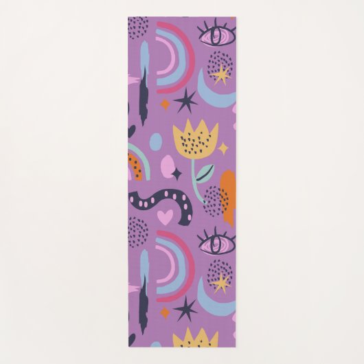 Abstract design -Modern geometric Yogamatte (Vorderseite)