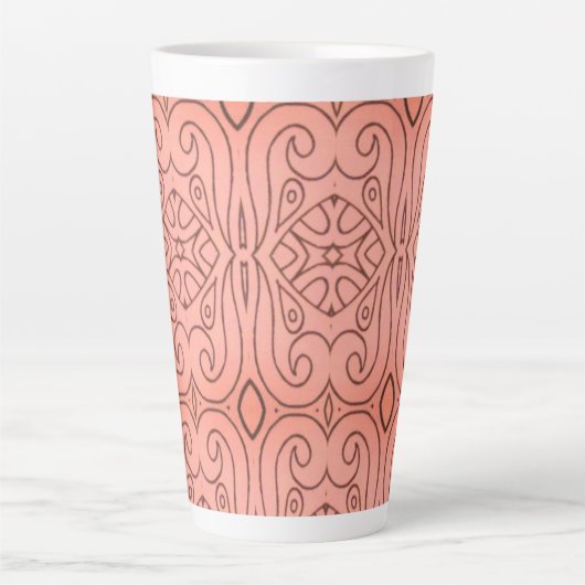Abstract Design Sangria Milchtasse (Vorderseite)