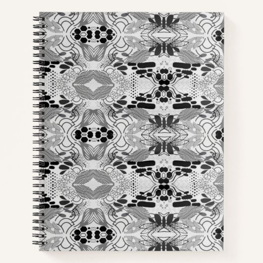 Abstract design themed notebook for writing notizblock (Vorderseite)