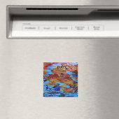 Abstract Dishwasher Magnet (In Situ (Geschirrspüler))