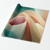 Abstract Drapery with Pastel Gradient Flow Geschenkpapier (Ungerollt)