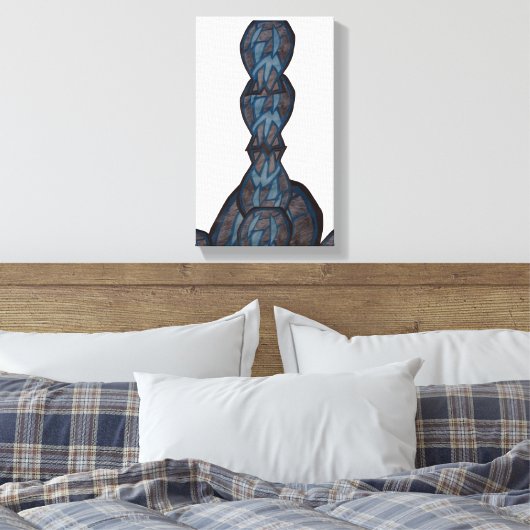 Abstract Dream Layers Leinwanddruck (Insitu (Schlafzimmer))