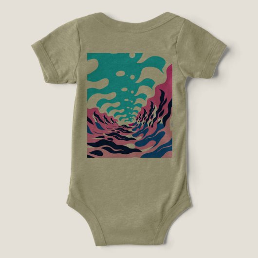 Abstract Dream Wave – Vibrant Surreal Flow (Design Rückseite)