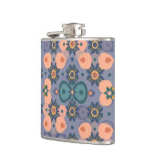 Abstract Dream Wave – Vibrant Surreal Flow Flachmann (Links)