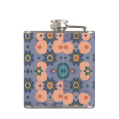 Abstract Dream Wave – Vibrant Surreal Flow Flachmann (Rückseite)